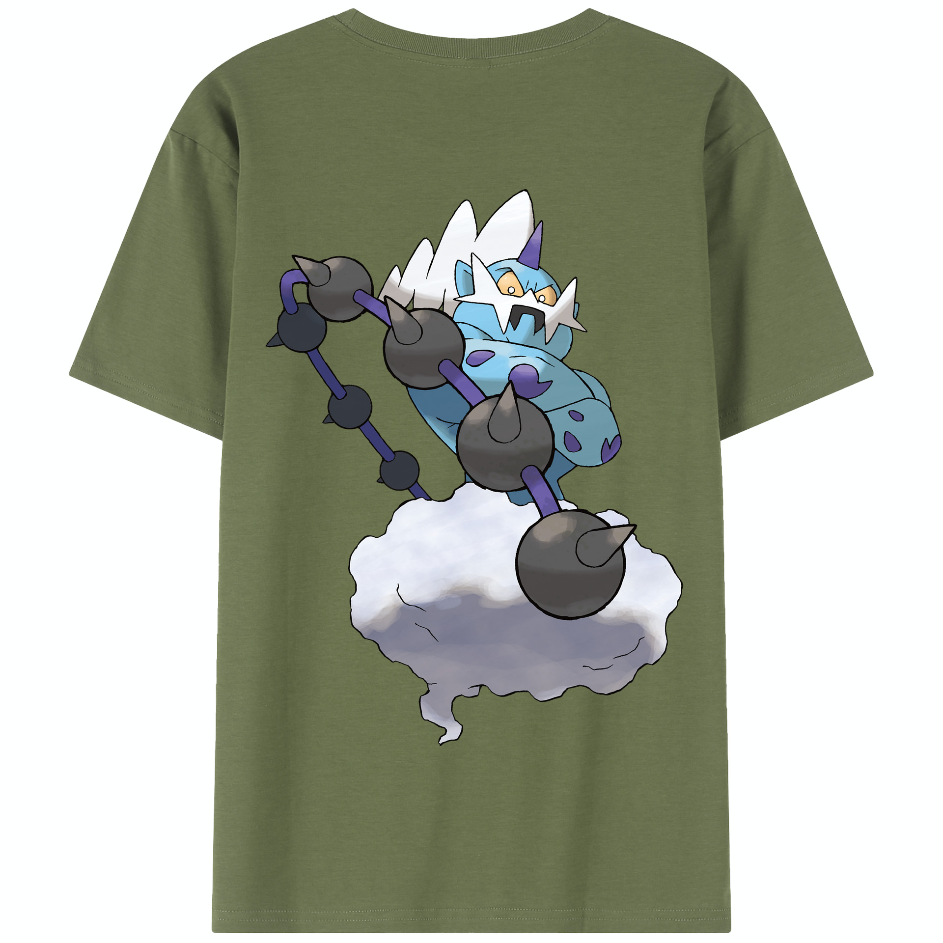 （画像用） ポケットモンスター Pokémon 綿100％半袖Tシャツ（背面プリント）